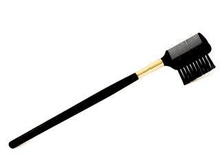 Cosmetic brush, isolated over white.
