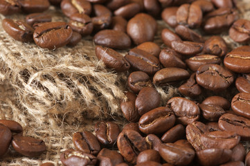 Naklejka premium Coffee beans