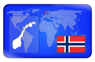 3D-Button - Norwegen