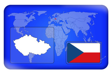 3D-Button - Tschechien