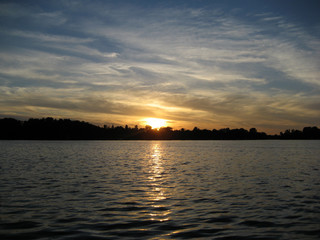 Naklejka premium Sonnenuntergang