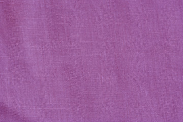 Close-up of a woven fabric - pure linen