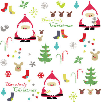 vector - christmas card decoration