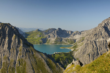 Naklejka premium Lünersee im Montafon