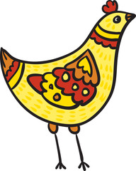 little vector chicken