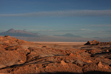 Couchant sur l'Atacama