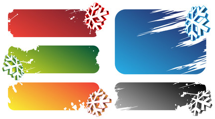 Winter banners