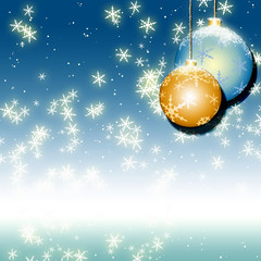 Blue christmas background