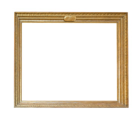 Vintage gold picture frame