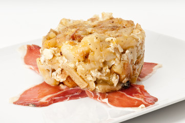 Huevos rotos close up