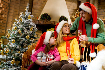 Joyful family