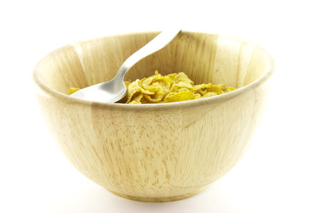Cornflakes in a Bowl