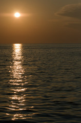 Sea sunset