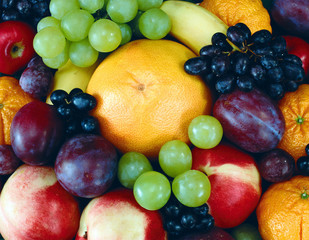 fresh fruits background