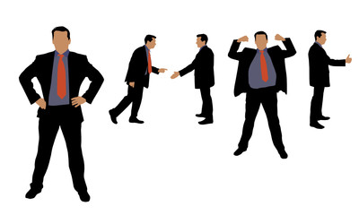 Silhouette d'homme en costume © DURIS Guillaume