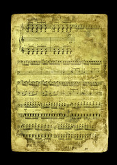 Retro musical  grunge background