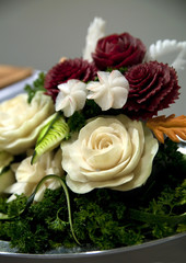 Colourful vegetable decoration