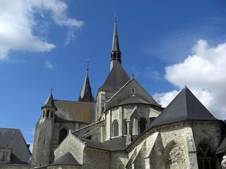 Fototapeta na wymiar Blois eglise Saint Nicolas