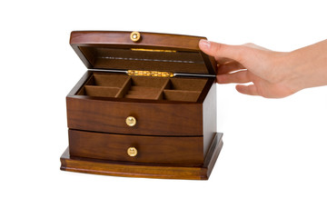 fancy wooden box