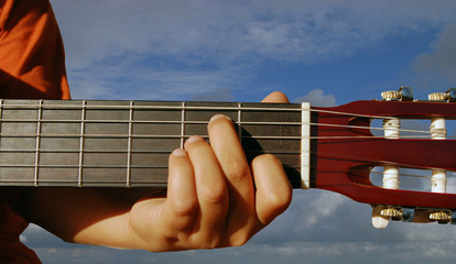 Guitar in the sky