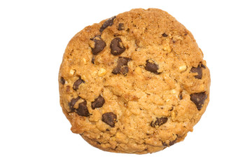 cookie sur fond blanc