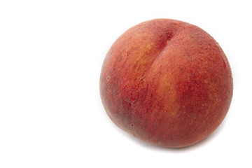 Peach isolated