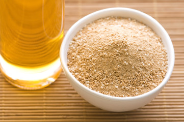 bath salt and oil