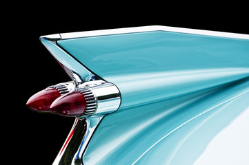 blue cadillac tail light