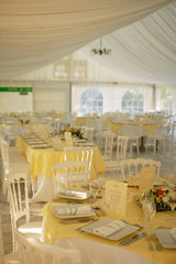 table dressée