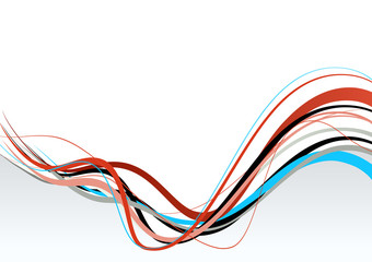Abstract illustration with lines.