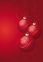 red Christmas decoration