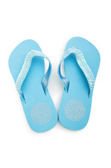 Summer shoes isolated on the white background