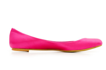 Woman shoes isolated on the white background