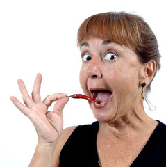 Comiendo picante