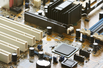 Circuit board close-up