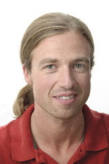 Fototapeta premium Portrait Markus Haslinger freigestellt weiss
