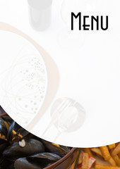 menu de restaurant