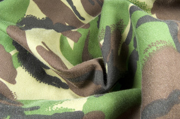 creased jungle camouflage background