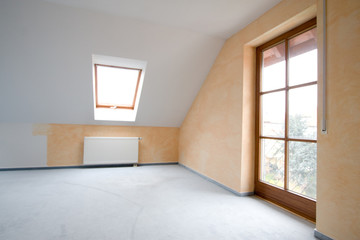 Interior einer design Loft im Dachgeschoß