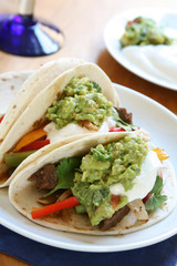Beef Tacos with Guacamole