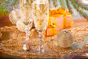 New Year's and Christmas decoration