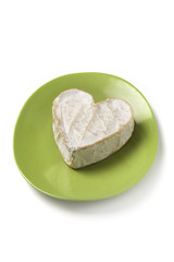 heart made of cheese