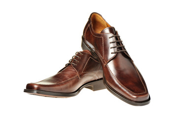 Pair a shoe a brown leather