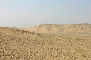 Fototapeta na wymiar Egyptian desert in Giza