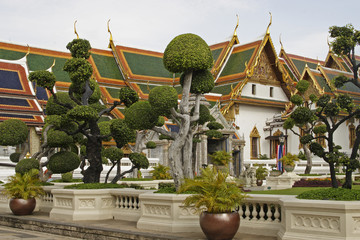 Wat Phra Kaew Royal Palace, in Bangkok, Thailand