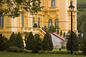 Ho Chi Minh's Vestige In The Presidential Palace Area at Hanoi, capital of Vietnam