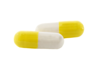 color tablet isolated over white background