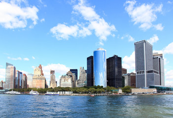 Obraz premium Skylines Dolnego Manhattanu