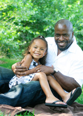 Fototapeta premium A father and his daughter