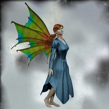 Evening Fairy 3D Render